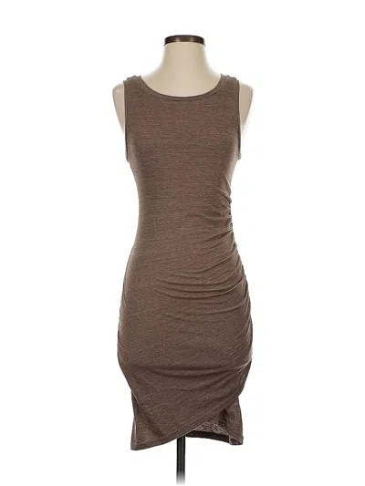 Pre-owned Leith Casual Dress In Brown