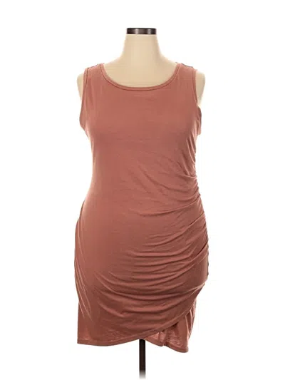 Pre-owned Leith Casual Dress In Brown