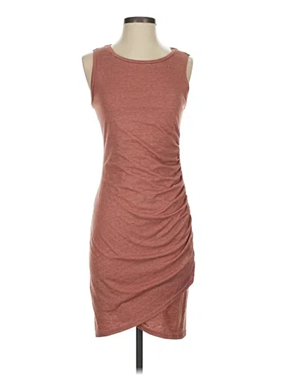 Pre-owned Leith Casual Dress In Brown