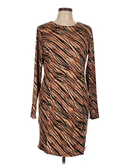 Pre-owned Leith Casual Dress In Brown