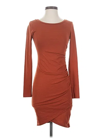 Pre-owned Leith Casual Dress In Brown