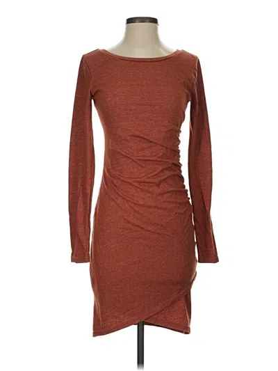Pre-owned Leith Casual Dress In Brown