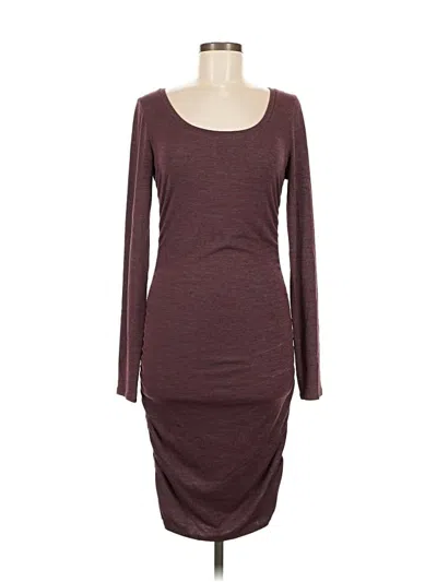 Pre-owned Leith Casual Dress In Burgundy