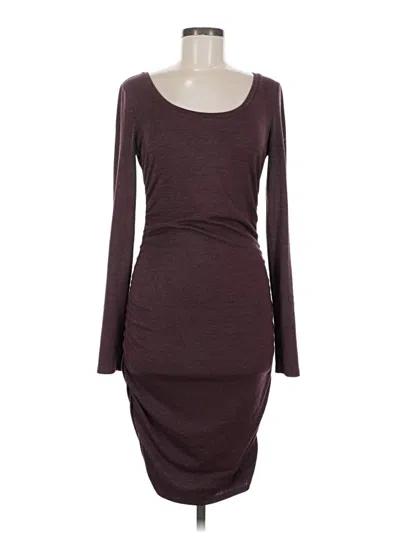 Pre-owned Leith Casual Dress In Burgundy