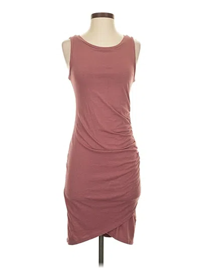 Pre-owned Leith Casual Dress In Burgundy