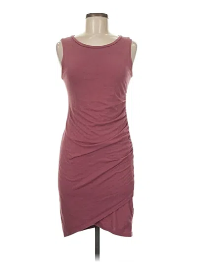 Pre-owned Leith Casual Dress In Burgundy