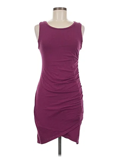 Pre-owned Leith Casual Dress In Burgundy