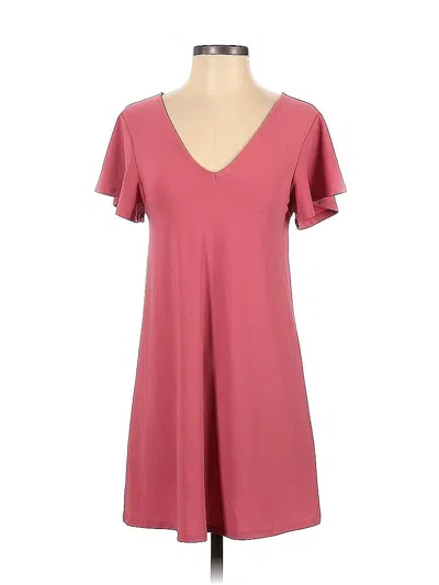 Pre-owned Leith Casual Dress In Burgundy