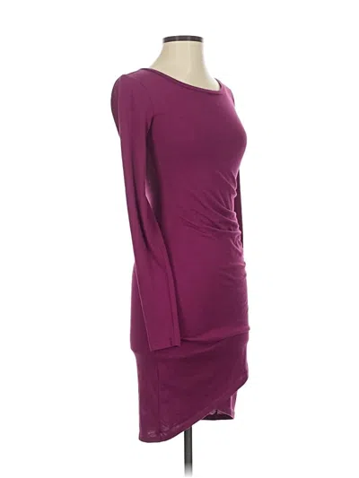 Pre-owned Leith Casual Dress In Burgundy
