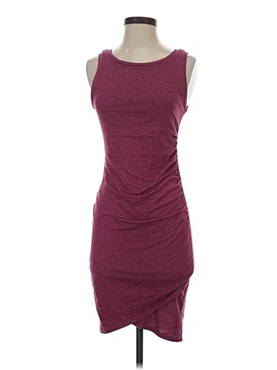 Pre-owned Leith Casual Dress In Burgundy