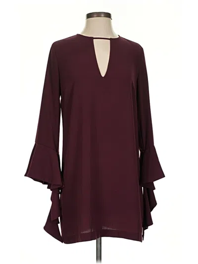 Pre-owned Leith Casual Dress In Burgundy