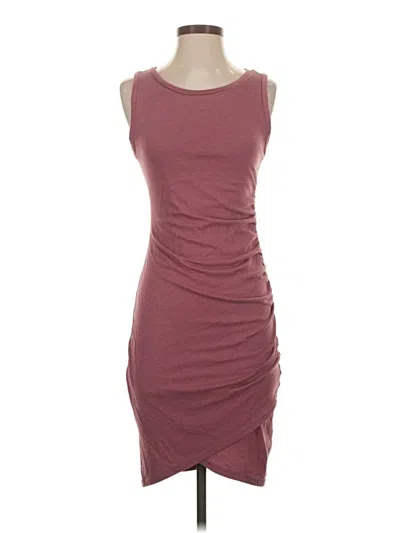 Pre-owned Leith Casual Dress In Burgundy