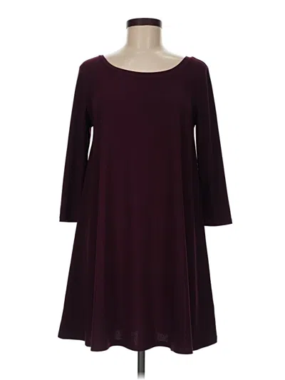 Pre-owned Leith Casual Dress In Burgundy