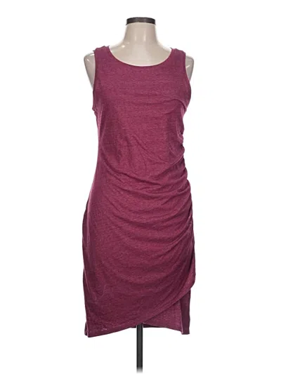 Pre-owned Leith Casual Dress In Burgundy