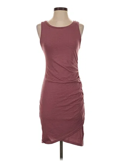 Pre-owned Leith Casual Dress In Burgundy
