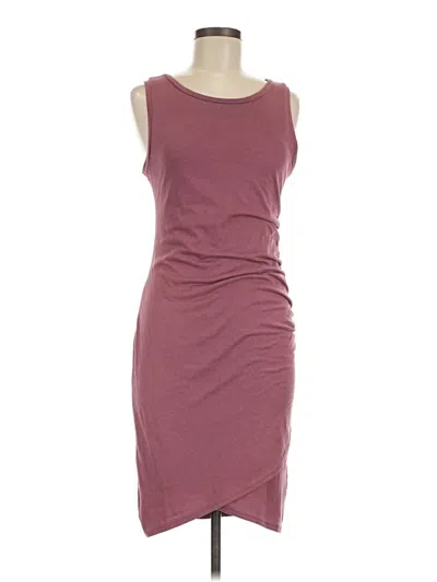 Pre-owned Leith Casual Dress In Burgundy