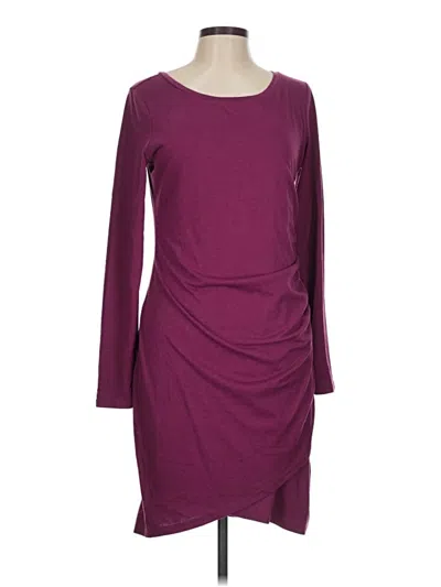 Pre-owned Leith Casual Dress In Burgundy