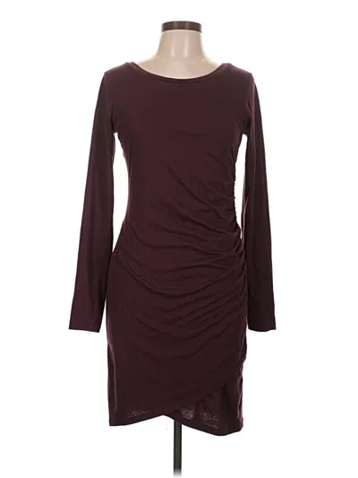 Pre-owned Leith Casual Dress In Burgundy