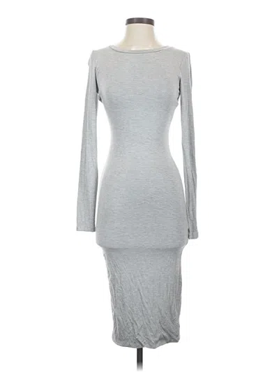 Pre-owned Leith Casual Dress In Gray
