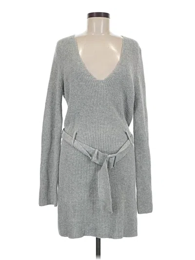 Pre-owned Leith Casual Dress In Gray