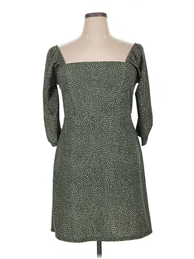 Pre-owned Leith Casual Dress In Green