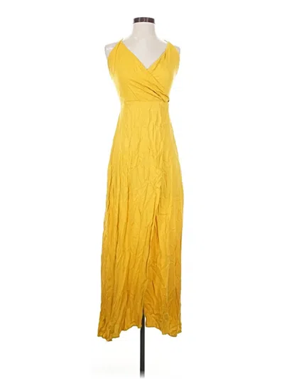 Pre-owned Leith Casual Dress In Yellow