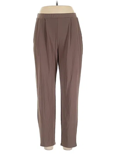 Pre-owned Leith Casual Pants In Brown