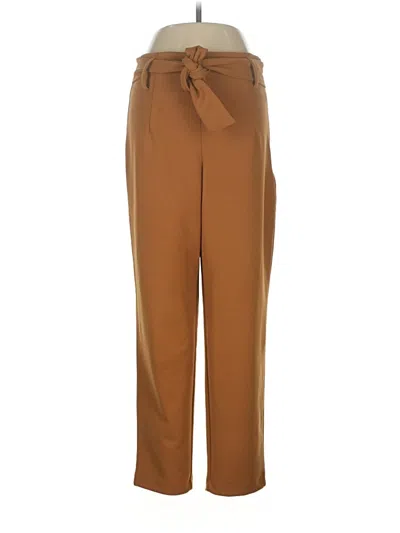 Pre-owned Leith Casual Pants In Brown