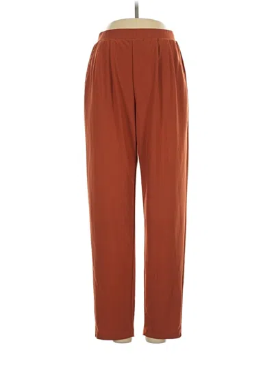 Pre-owned Leith Casual Pants In Brown