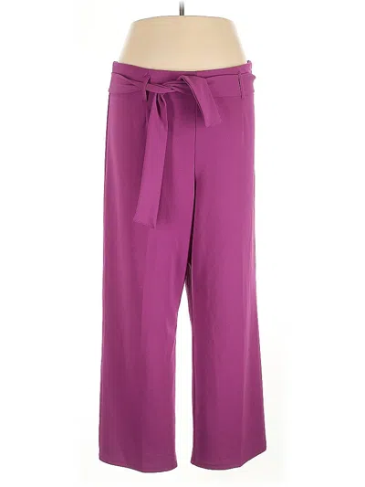 Pre-owned Leith Casual Pants In Purple