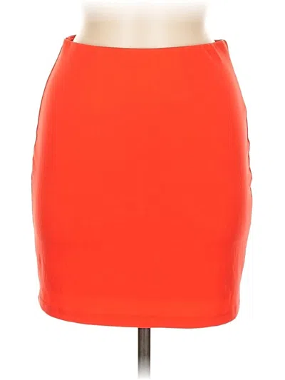 Pre-owned Leith Casual Skirt In Orange