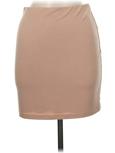 Pre-owned Leith Casual Skirt In Tan