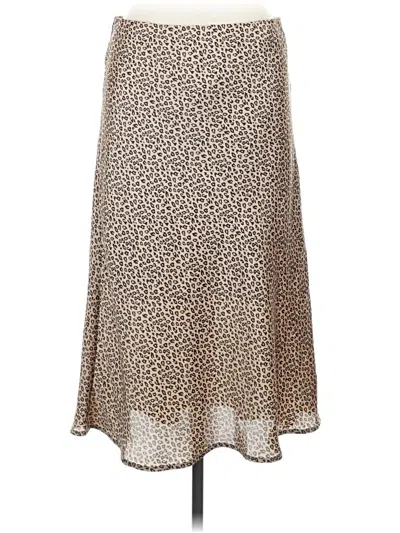 Pre-owned Leith Casual Skirt In Tan