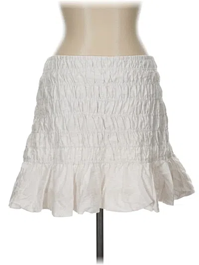Pre-owned Leith Casual Skirt In White