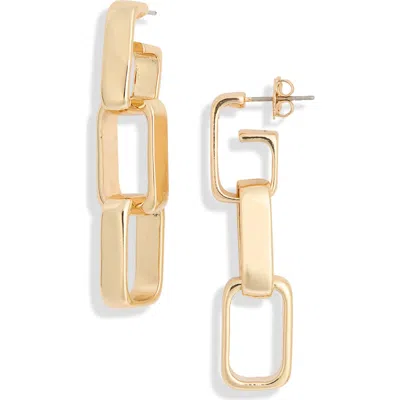 Leith Chain Link Drop Earrings In Gold