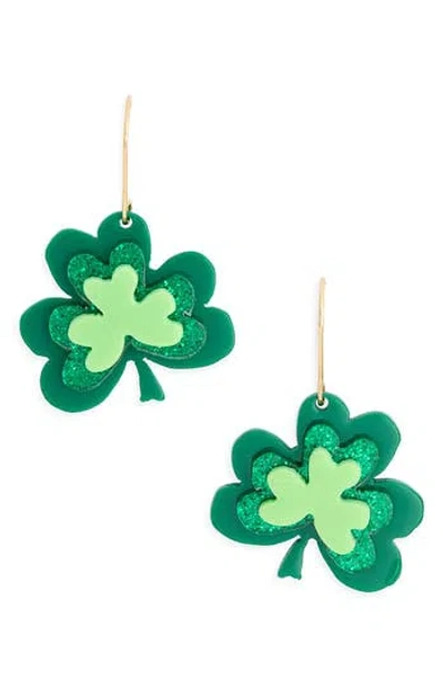 Leith Clover Drop Earrings In Multi