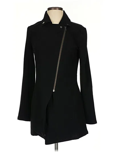 Pre-owned Leith Coat In Black