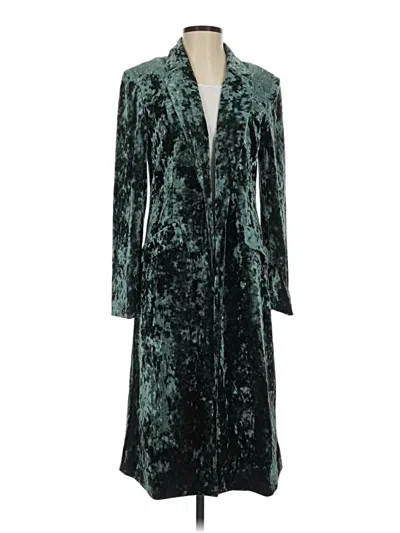 Pre-owned Leith Coat In Blue