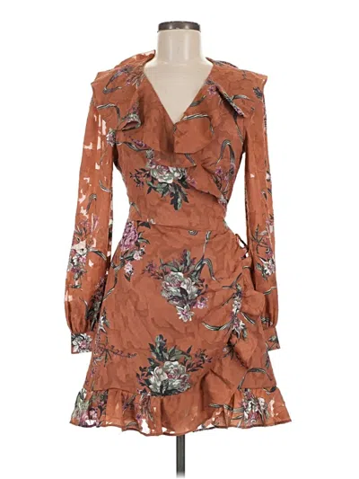 Pre-owned Leith Cocktail Dress In Brown