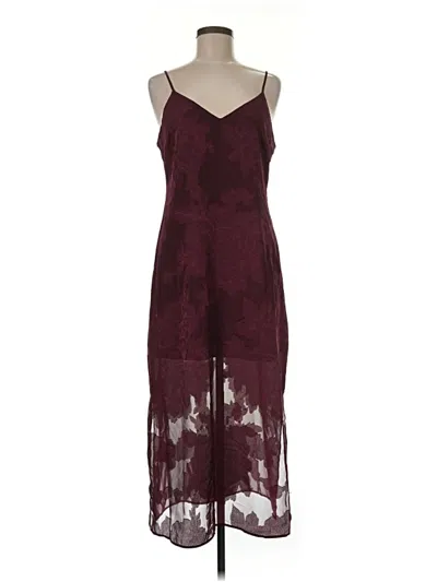 Pre-owned Leith Cocktail Dress In Burgundy