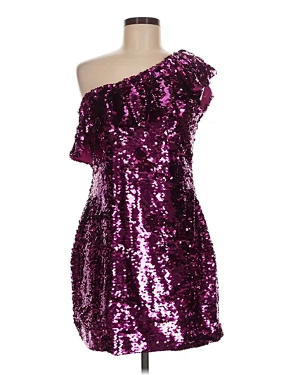 Pre-owned Leith Cocktail Dress In Purple