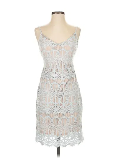 Pre-owned Leith Cocktail Dress In Silver
