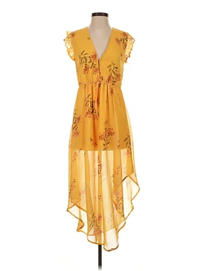 Pre-owned Leith Cocktail Dress In Yellow