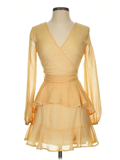 Pre-owned Leith Cocktail Dress In Yellow