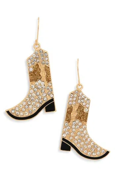 Leith Cowboy Boot Drop Earrings