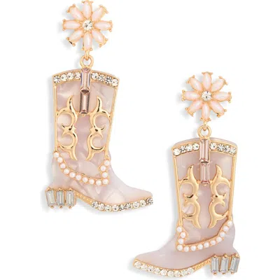 Leith Cowboy Boot Drop Earrings