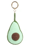 Leith Crochet Avocado Bag Charm In Green