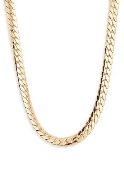 Leith Curb Link Chain Bracelet In Purple