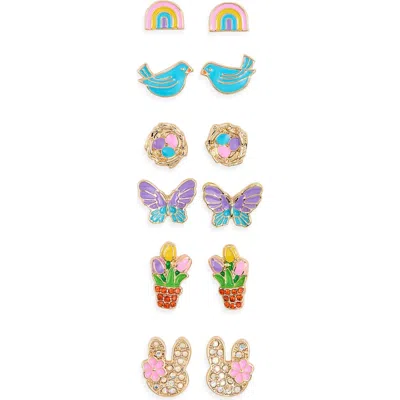 Leith Easter 6-pack Assorted Earrings In Pattern