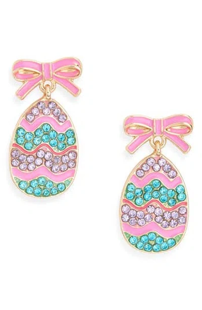 Leith Easter Egg Drop Earrings In White